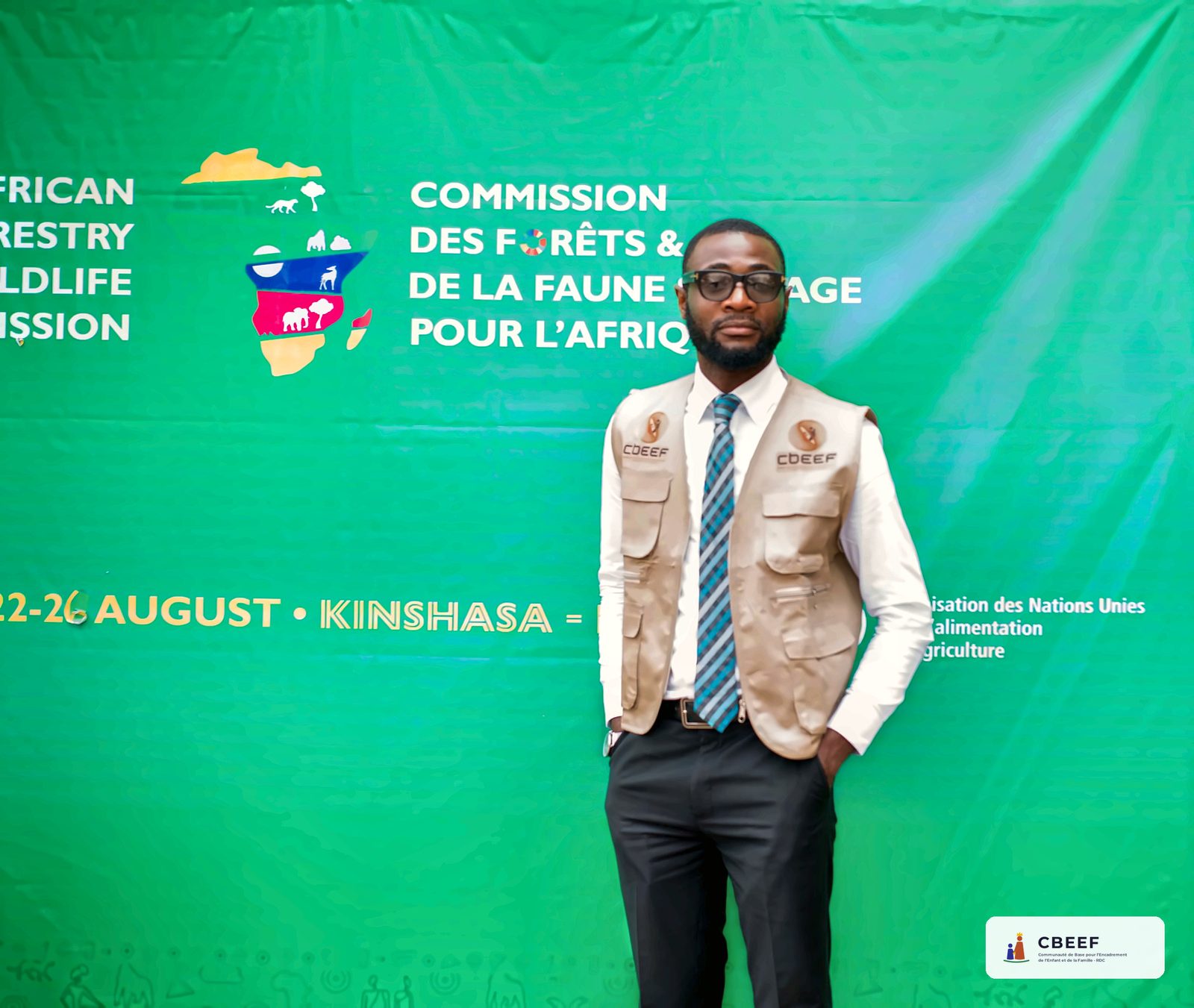 CBEEF at the 23rd session of the African Forestry and Wildlife Commission, Kinshasa, August 2022